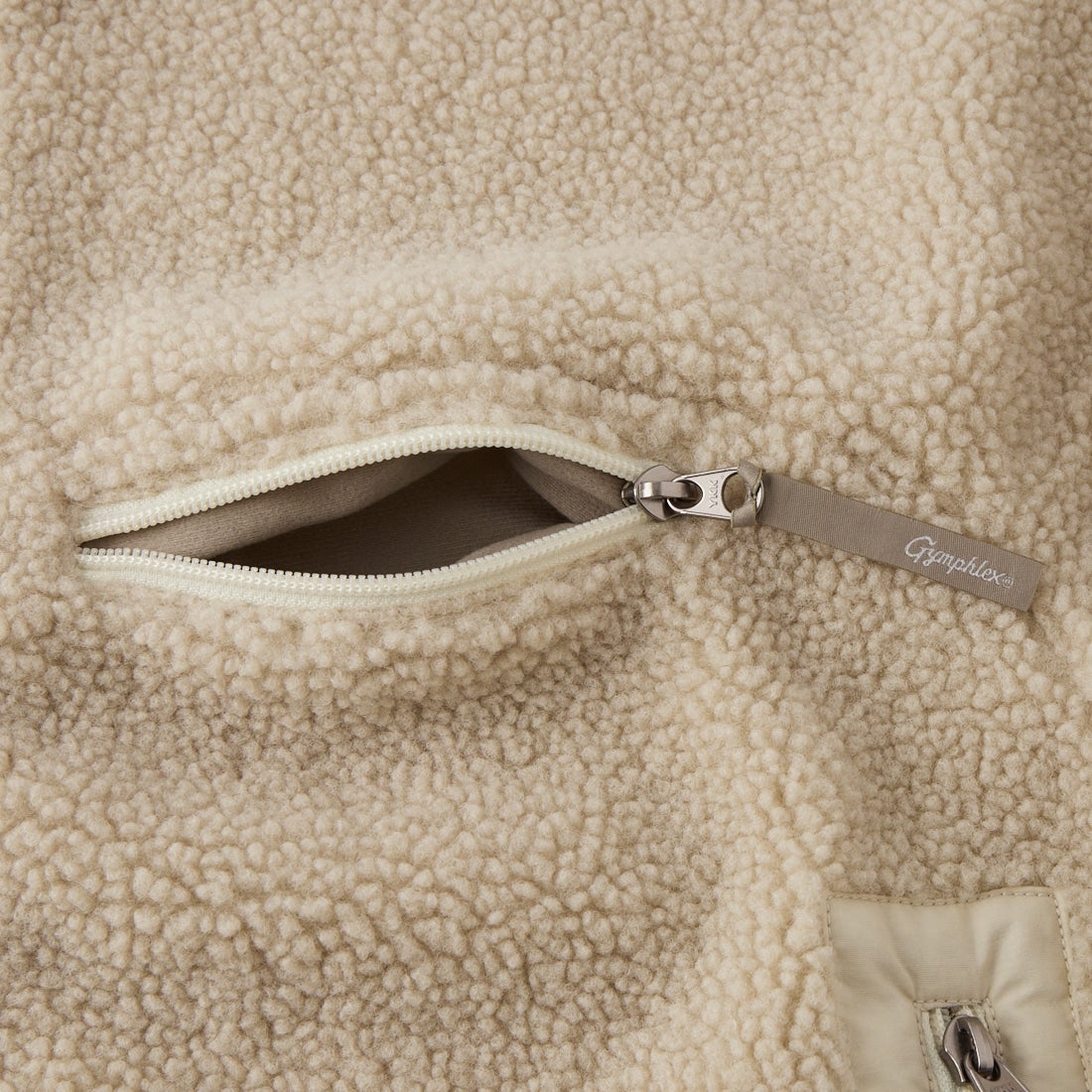 Gymphlex [ジムフレックス] コージーライトボアブルゾン [GY-A0249BOL] OYSTER WHT