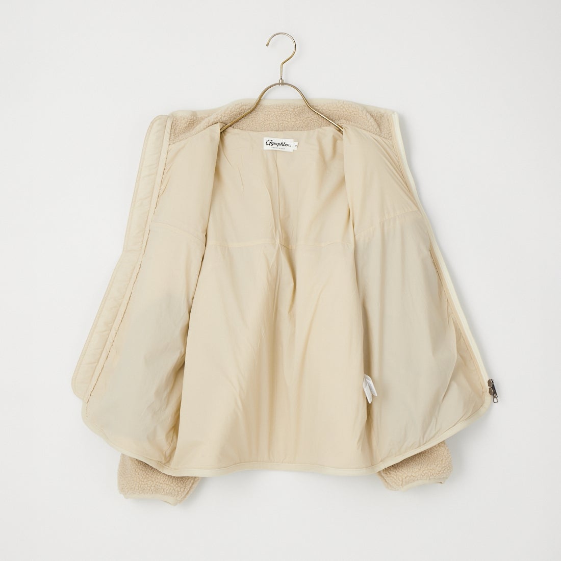 Gymphlex [ジムフレックス] コージーライトボアブルゾン [GY-A0249BOL] OYSTER WHT