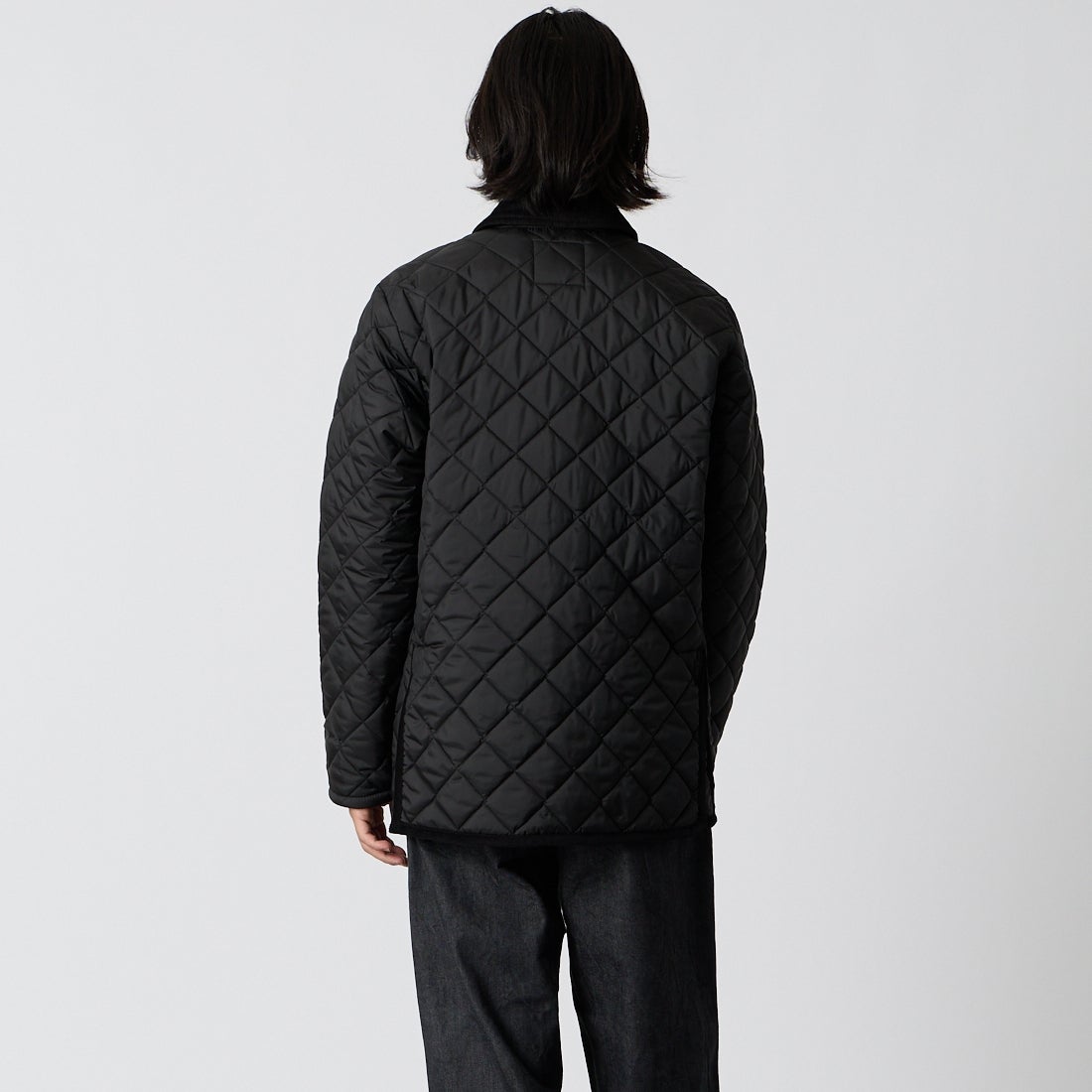 LAVENHAM [ラベンハム] Denham Mens 20 デンハム キルティングジャケット [SLJ9003] F44 SABLE &&モデル身長：175cm 着用サイズ：M&&