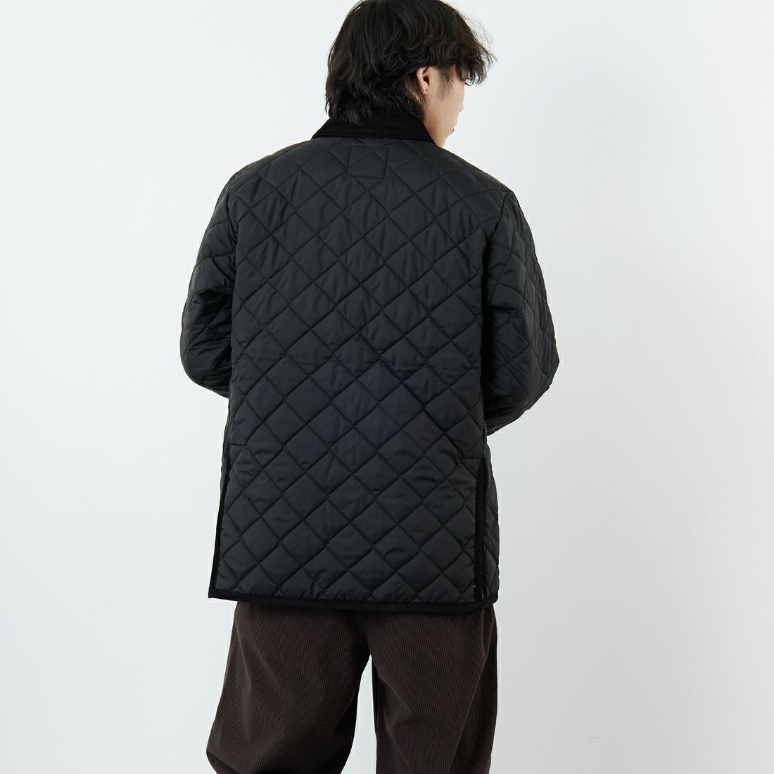 LAVENHAM [ラベンハム] Denham Mens 20 デンハム キルティングジャケット [SLJ9003] F44 SABLE &&モデル身長：179cm 着用サイズ：L&&