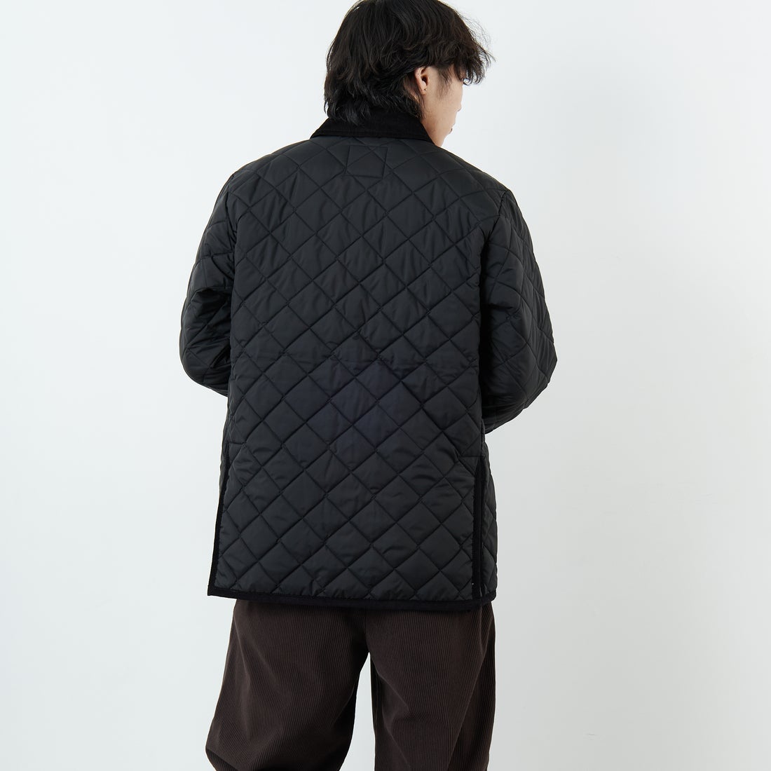 LAVENHAM [ラベンハム] Denham Mens 20 デンハム キルティングジャケット [SLJ9003] F44 SABLE &&モデル身長：179cm 着用サイズ：L&&