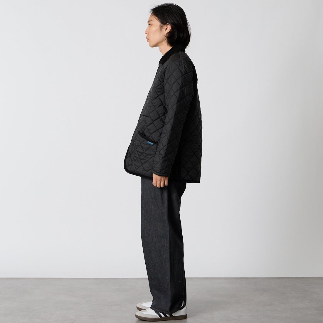 LAVENHAM [ラベンハム] Denham Mens 20 デンハム キルティングジャケット [SLJ9003] F44 SABLE &&モデル身長：175cm 着用サイズ：M&&