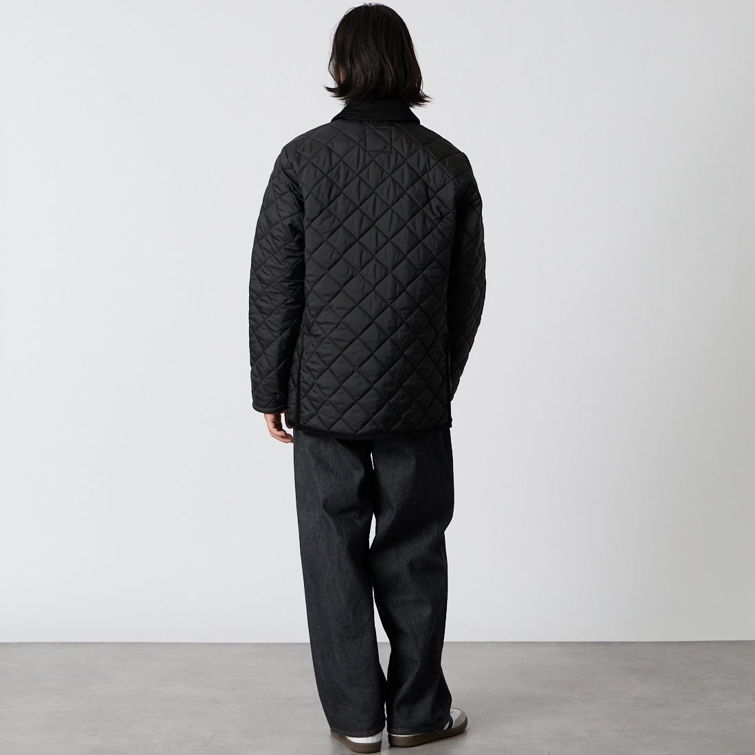 LAVENHAM [ラベンハム] Denham Mens 20 デンハム キルティングジャケット [SLJ9003] F44 SABLE &&モデル身長：175cm 着用サイズ：M&&