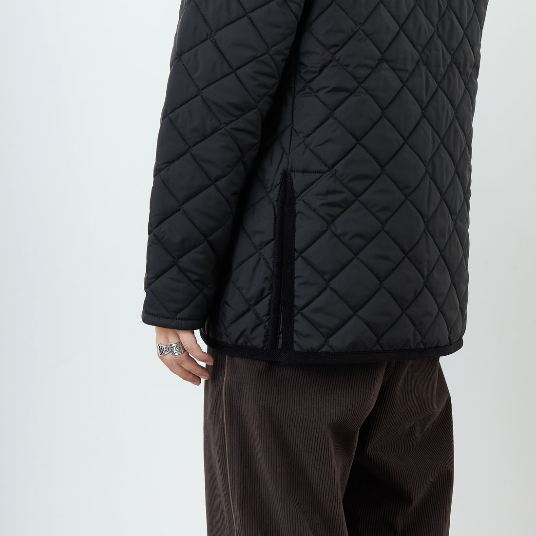 LAVENHAM [ラベンハム] Denham Mens 20 デンハム キルティングジャケット [SLJ9003] F44 SABLE &&モデル身長：179cm 着用サイズ：L&&