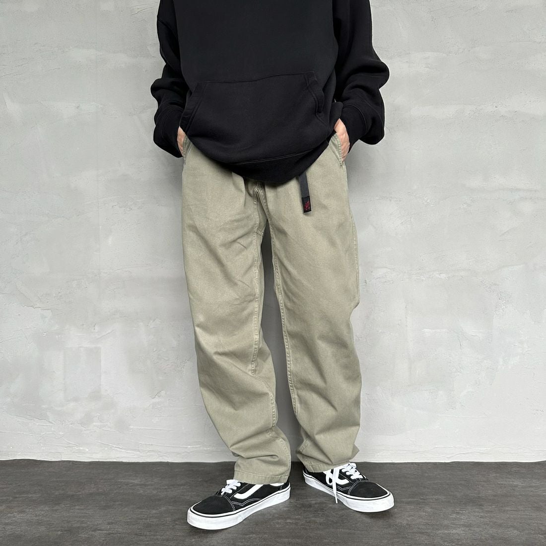 GRAMiCCi [グラミチ] ピグメントダイ グラミチパンツ [G4FM-P088] PIGMENT SA &&モデル身長：168cm 着用サイズ：M&&