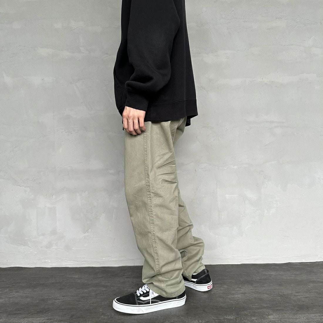 GRAMiCCi [グラミチ] ピグメントダイ グラミチパンツ [G4FM-P088] PIGMENT SA &&モデル身長：168cm 着用サイズ：M&&