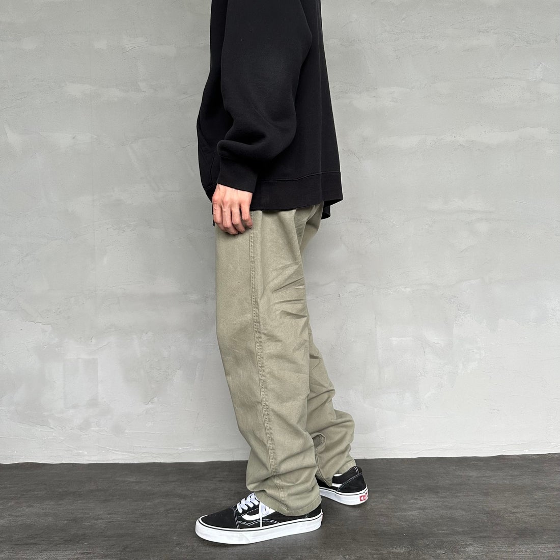 GRAMiCCi [グラミチ] ピグメントダイ グラミチパンツ [G4FM-P088] PIGMENT SA &&モデル身長：168cm 着用サイズ：M&&