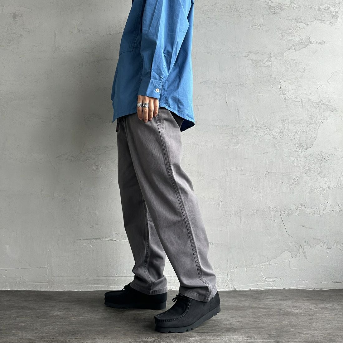 GRAMiCCi [グラミチ] ピグメントダイ グラミチパンツ [G4FM-P088] PIGMENT FO &&モデル身長：179cm 着用サイズ：M&&