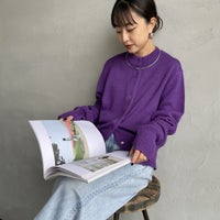 94 PURPLE&&モデル身長：150cm 着用サイズ：F0&&