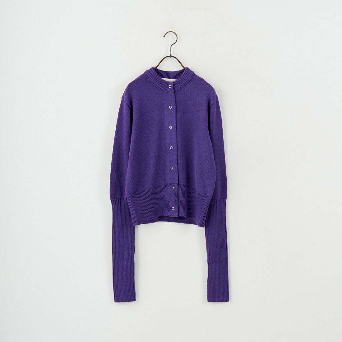 THE SHINZONE [ザ シンゾーン] ロングリブカーディガン [23AMSNI05] 94 PURPLE