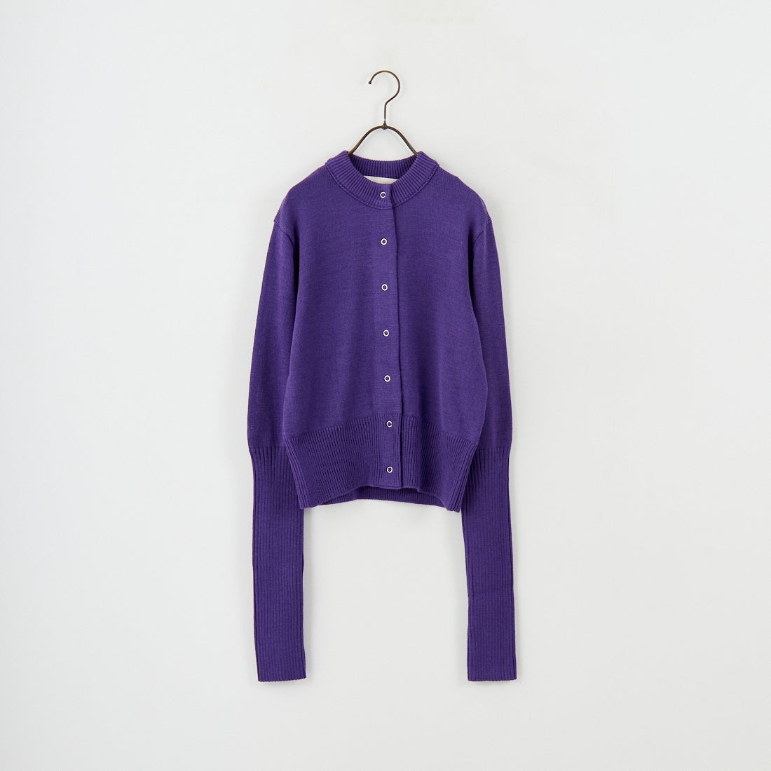 THE SHINZONE [ザ シンゾーン] ロングリブカーディガン [23AMSNI05] 94 PURPLE