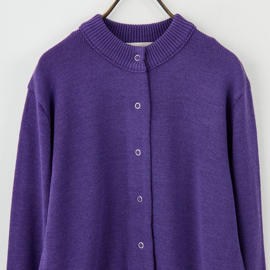 THE SHINZONE [ザ シンゾーン] ロングリブカーディガン [23AMSNI05] 94 PURPLE