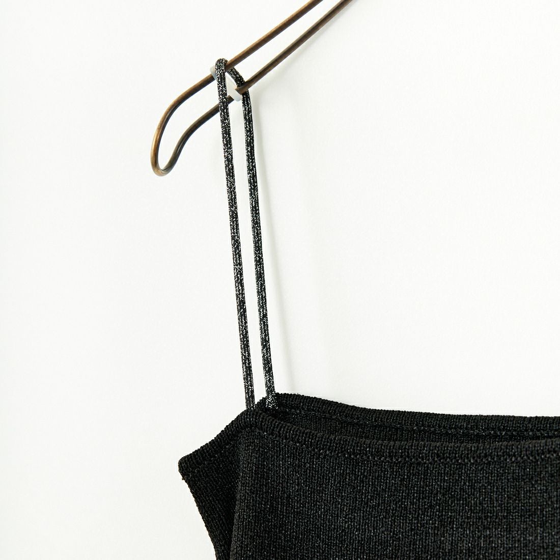 CADDITION [キャディション] メタリックキャミビスチェ [546590] 12 BLACK