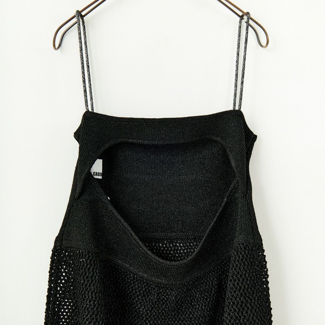CADDITION [キャディション] メタリックキャミビスチェ [546590] 12 BLACK