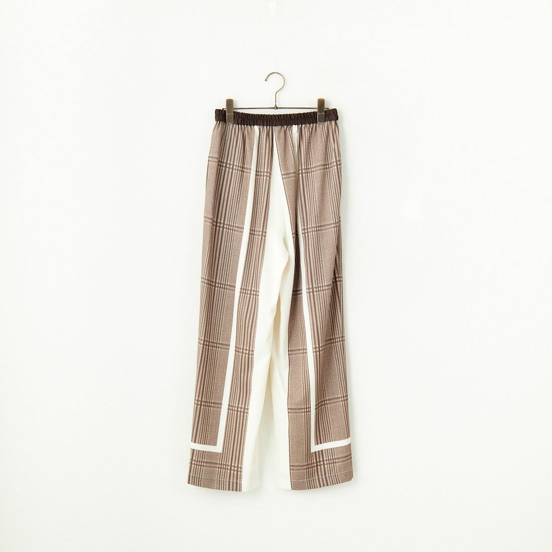 CHIGNON [シニヨン] チェックパネル柄パンツ [3644-032MK] BROWN
