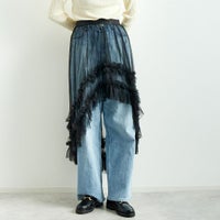 BLACK&&モデル身長：167cm 着用サイズ：F&&