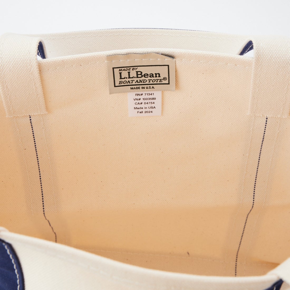 L.L.BEAN [エルエルビーン] ボートアンドトートバッグ ミディアム [112636] BLUE TRIM