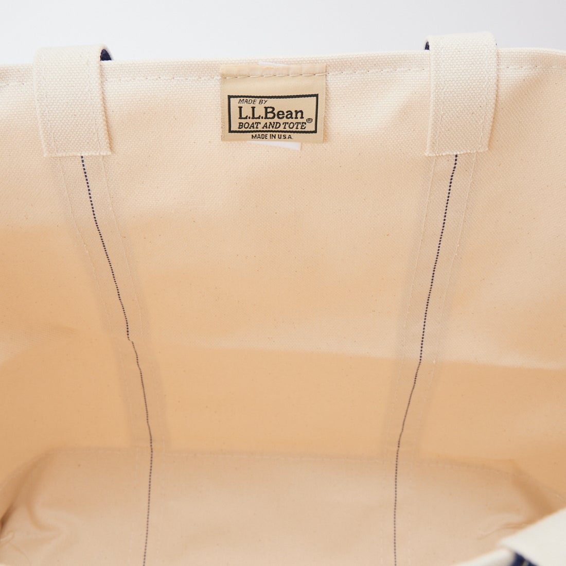 L.L.BEAN [エルエルビーン] ボートアンドトートバッグ ラージ [112637] BLUE TRIM