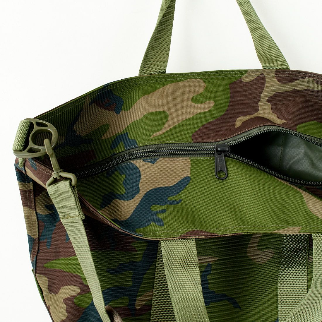 L.L.BEAN [エルエルビーン] ジップハンターズトートバッグ ラージ [502556] GRAY CAMO