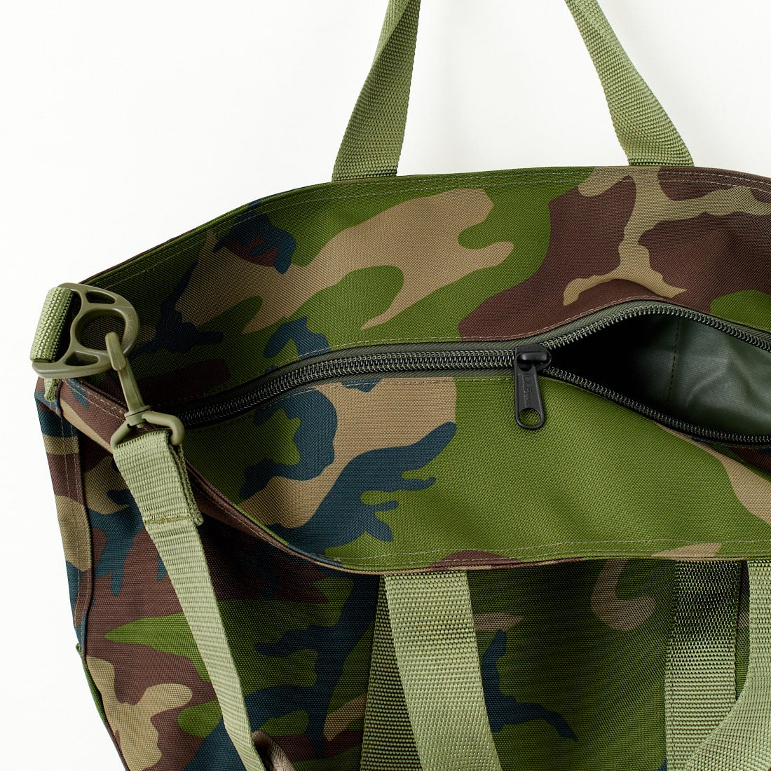 L.L.BEAN [エルエルビーン] ジップハンターズトートバッグ ラージ [502556] GRAY CAMO