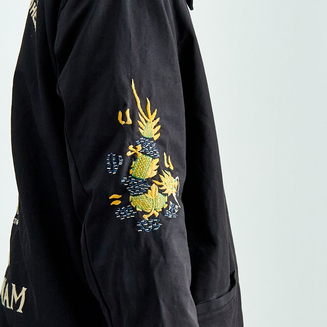 TAILOR TOYO [テーラートウヨウ] コットンベトナムジャケット [TT15546] 119 BLK