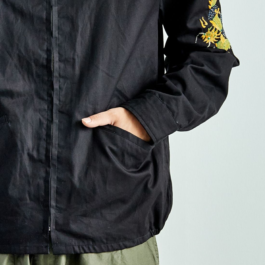 TAILOR TOYO [テーラートウヨウ] コットンベトナムジャケット [TT15546] 119 BLK