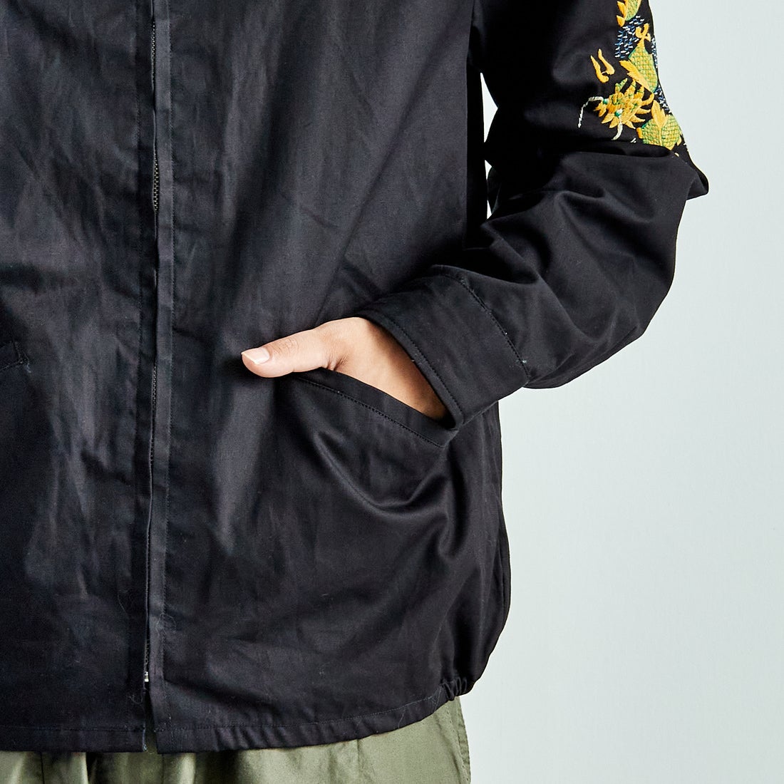 TAILOR TOYO [テーラートウヨウ] コットンベトナムジャケット [TT15546] 119 BLK