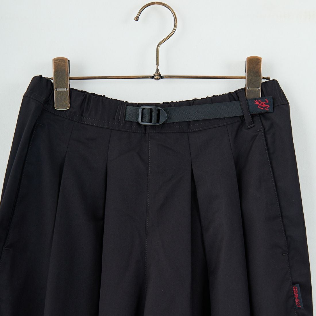 GRAMiCCi [グラミチ] ストレッチギャバジンフレアパンツ [GLP4-FJP08] BLACK