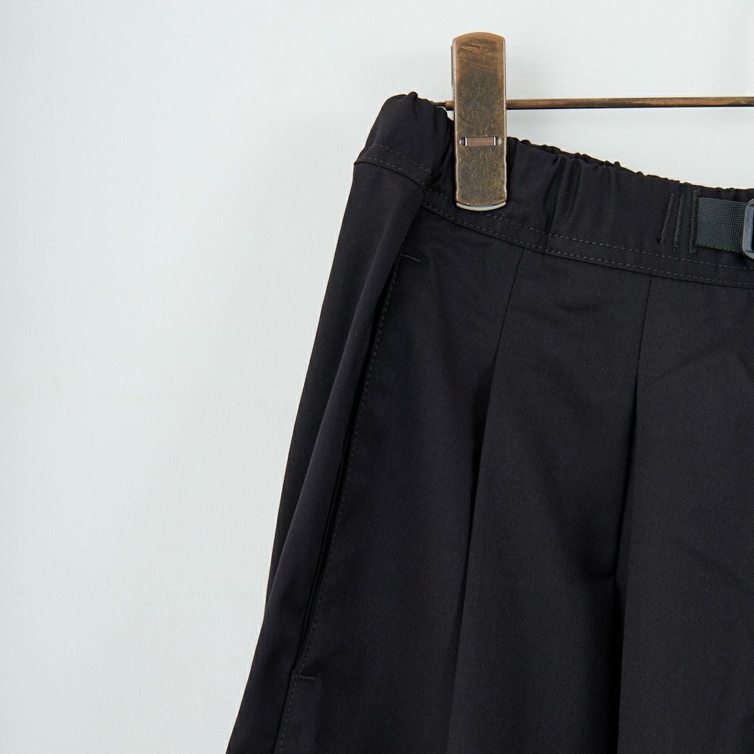 GRAMiCCi [グラミチ] ストレッチギャバジンフレアパンツ [GLP4-FJP08] BLACK