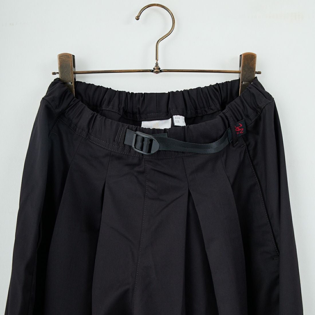 GRAMiCCi [グラミチ] ストレッチギャバジンフレアパンツ [GLP4-FJP08] BLACK