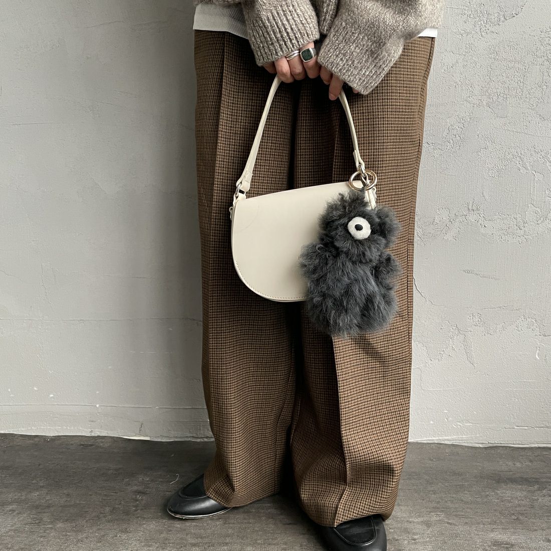 COSY [コージー] ベビーアルパカ スモールベアキーリング [KH-EV-SB] SG SMAKE G