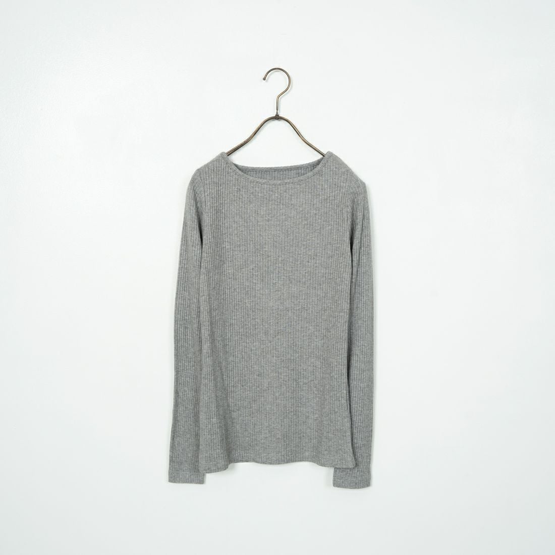 Noir Fabrik [ヌワールファブリック] ボートネックリブカットソー [JFW-C051] TOP.GRAY