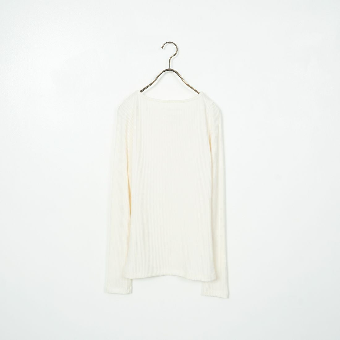 Noir Fabrik [ヌワールファブリック] ボートネックリブカットソー [JFW-C051] O.WHITE