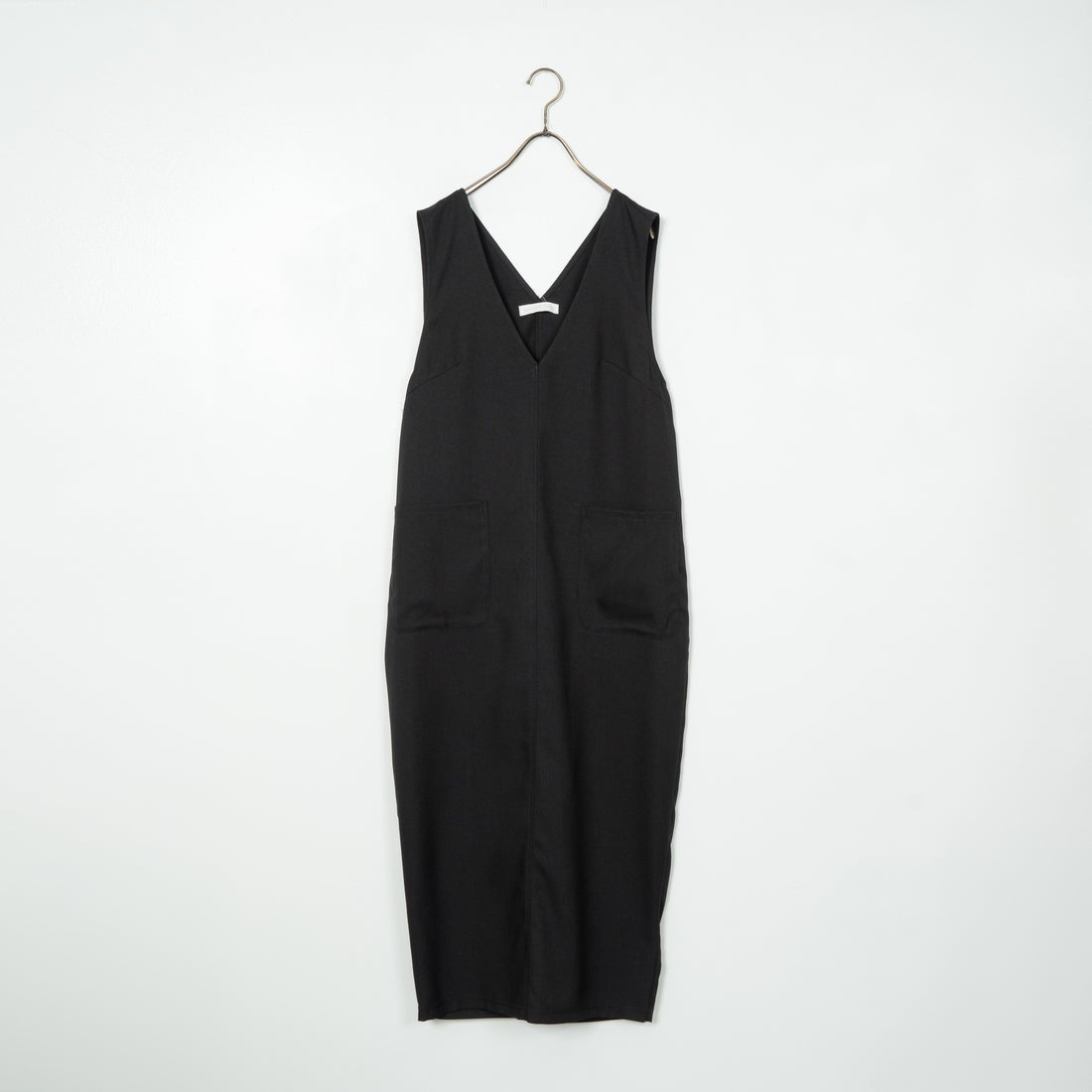 Jeans Factory Clothes [ジーンズファクトリークローズ] チェックVネックワンピース [21243057] 004 ﾌﾞﾗｯｸ