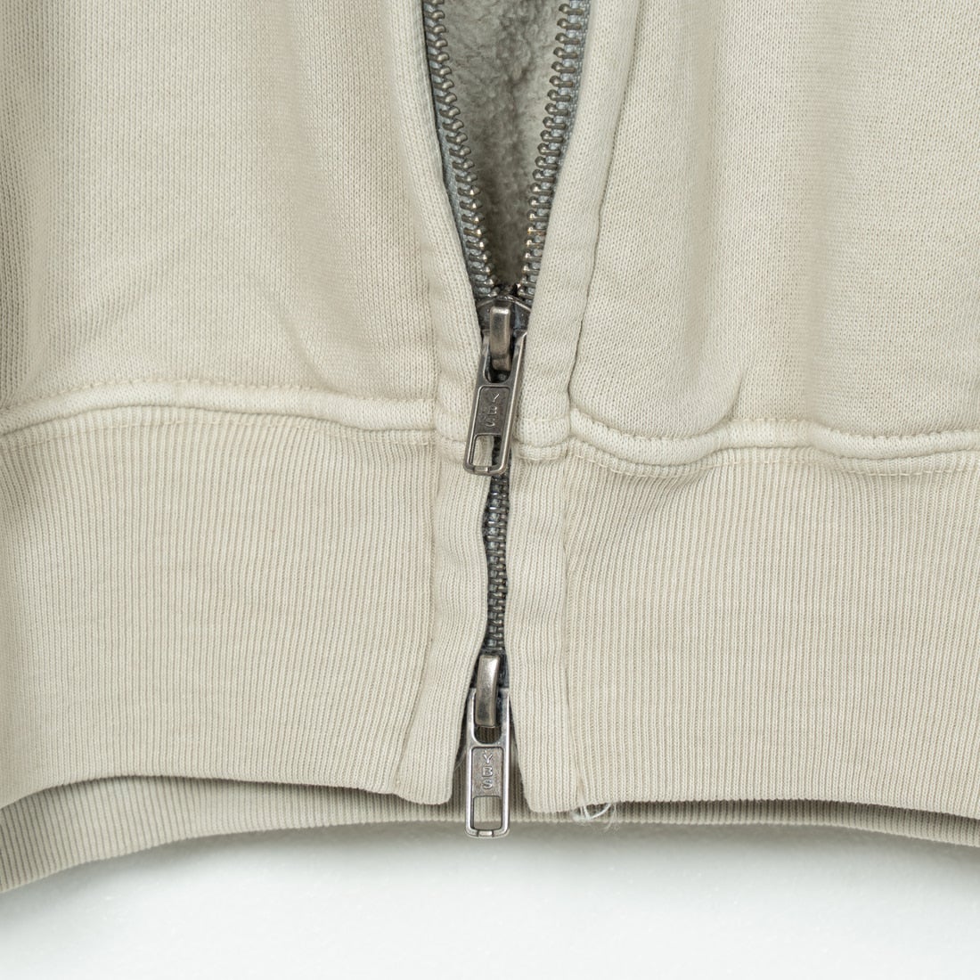Jeans Factory Clothes [ジーンズファクトリークローズ] T/Cケミカルカコウウラケジップパーカー [2423-426IN] GREY