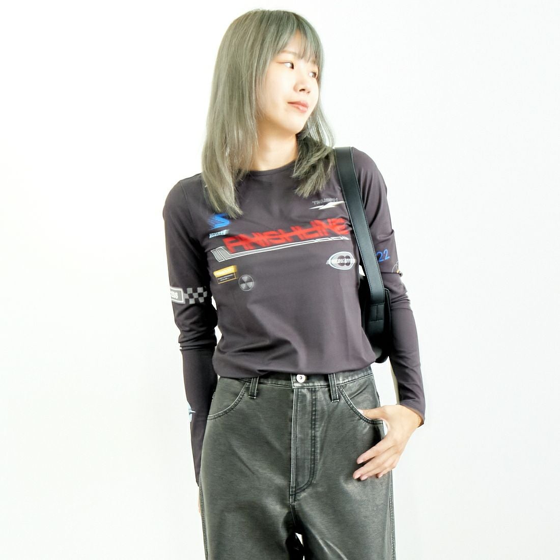 C.GRY&&モデル身長：167cm 着用サイズ：F&&