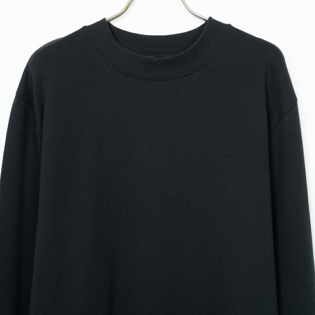 A.P.C. [アー・ペー・セー] ロゴ刺繍スウェット [APC-BRODE] 99 NOIR