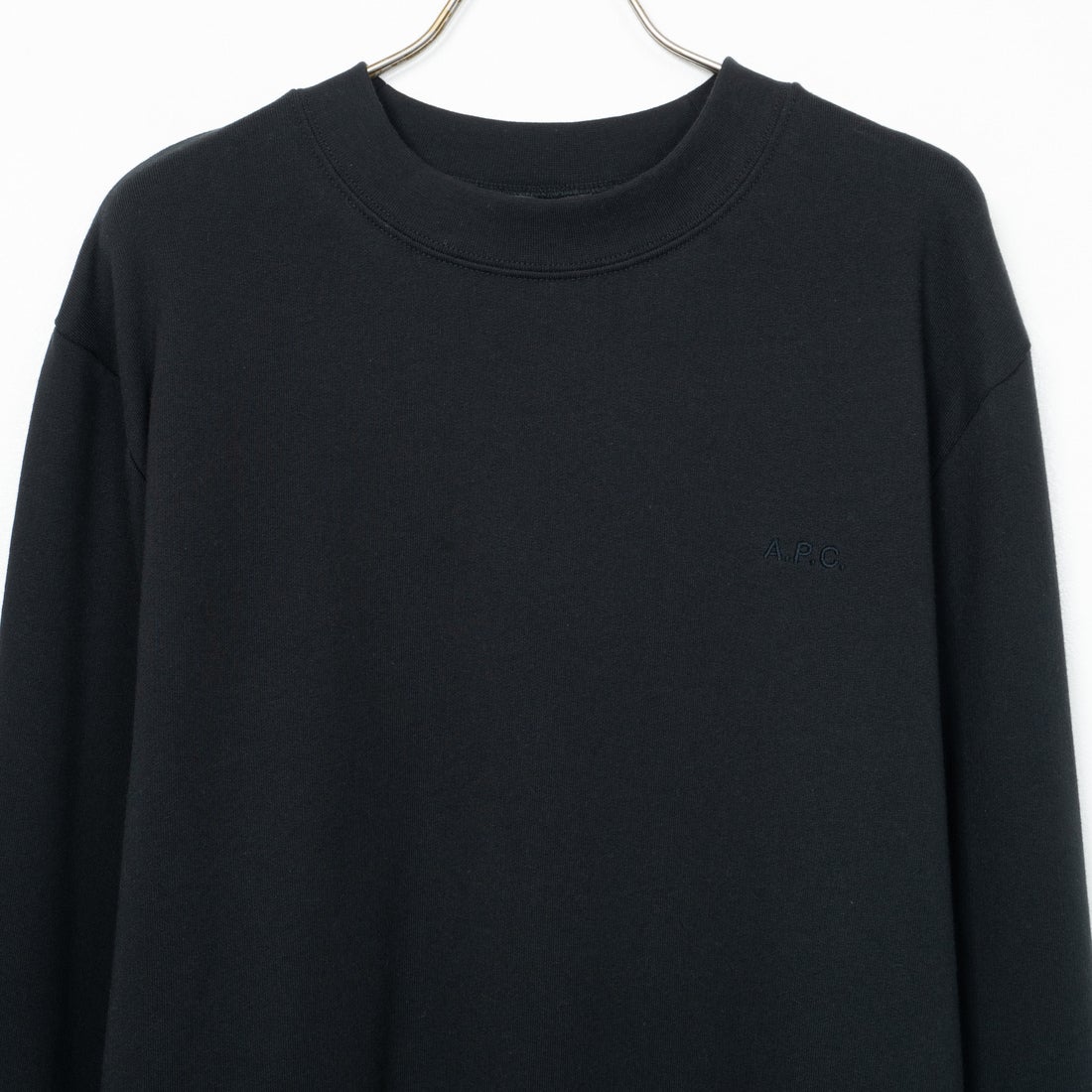A.P.C. [アー・ペー・セー] ロゴ刺繍スウェット [APC-BRODE] 99 NOIR