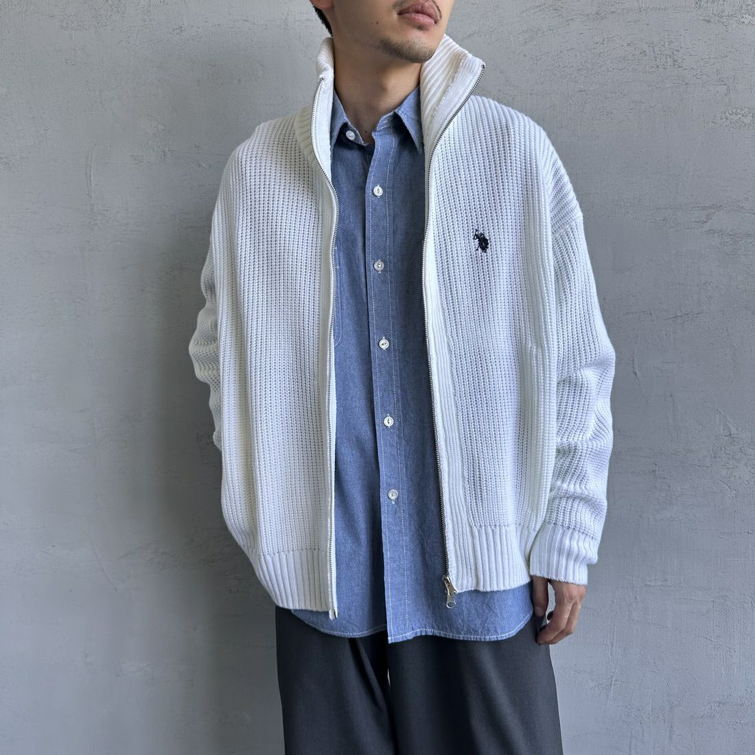 ｵﾌﾎﾜｲﾄ&&モデル身長：168cm 着用サイズ：M&&