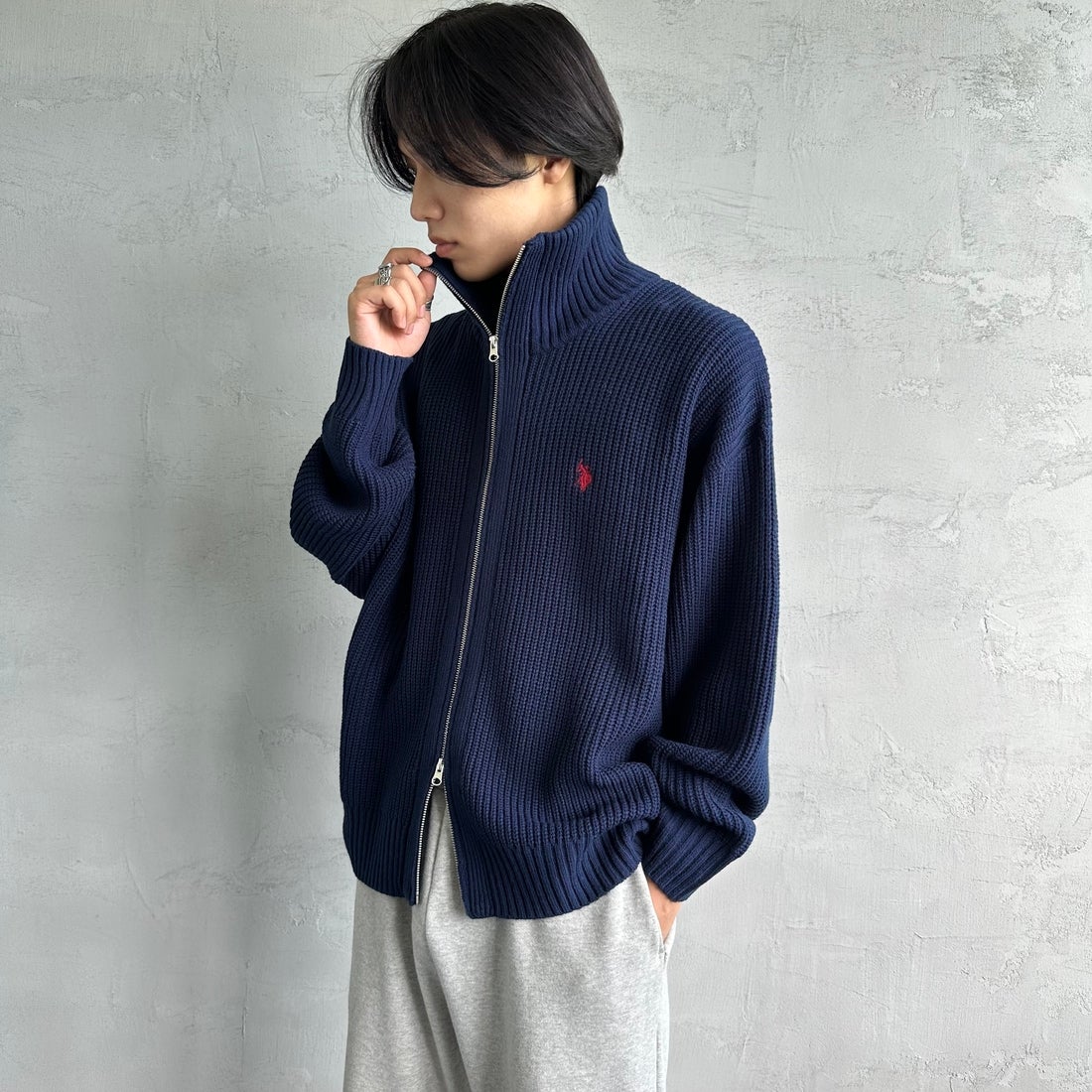 U.S.POLO ASSN. [ユーエスポロアッスン] 別注 ワンポイントロゴ刺繍