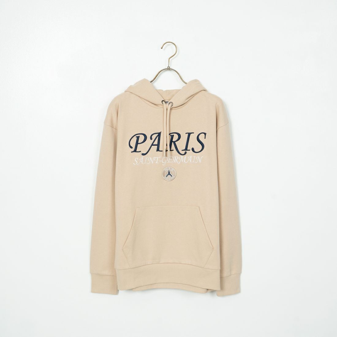 PARIS SAINT-GERMAN [パリ・サンジェルマン] PSG ブランド刺繍ロゴ スウェットパーカー [PS0624FW0001] GREGE