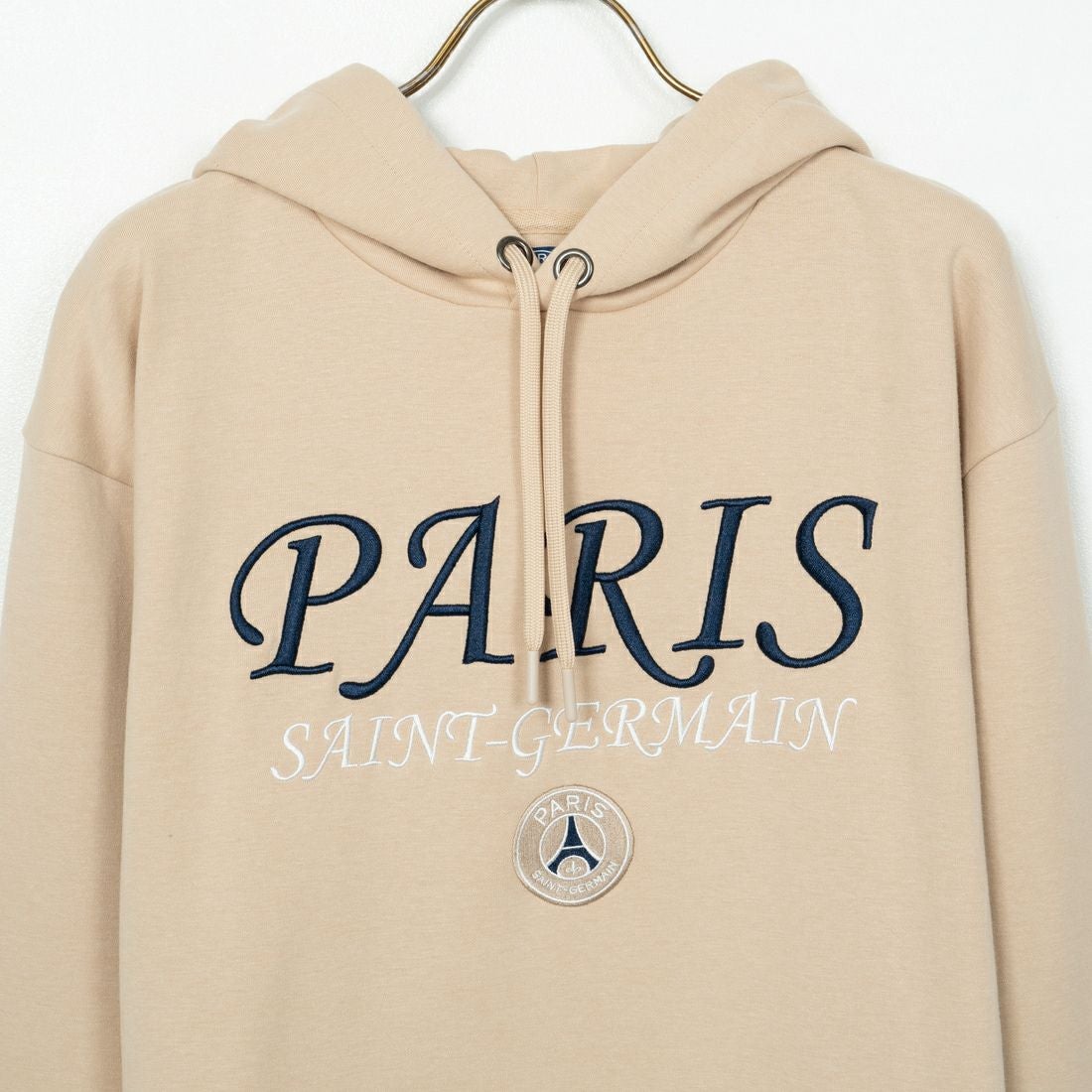 PARIS SAINT-GERMAN [パリ・サンジェルマン] PSG ブランド刺繍ロゴ スウェットパーカー [PS0624FW0001] GREGE