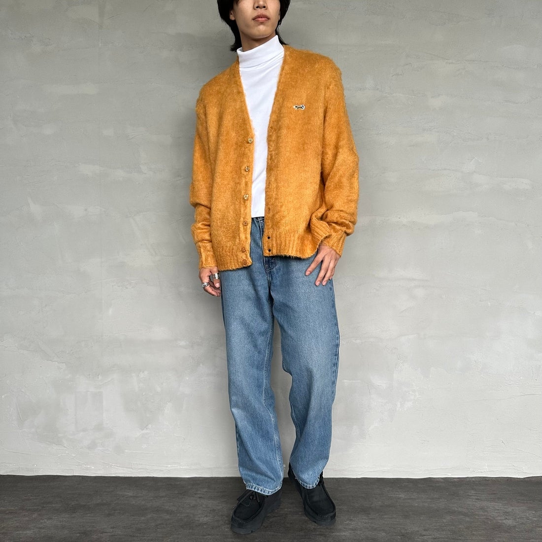 THE FOX [ザフォックス] 別注 シャギーモヘアカーディガン [PN24F010