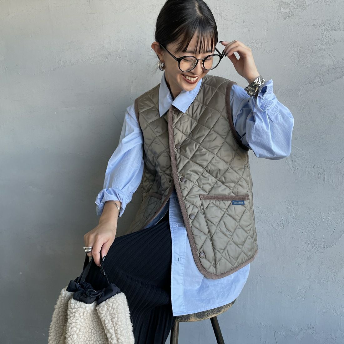 C62 CORK&&モデル身長：150cm 着用サイズ：8&&