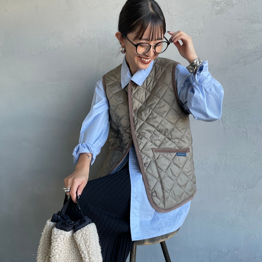 C62 CORK&&モデル身長：150cm 着用サイズ：8&&