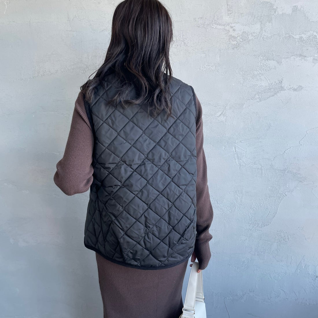 LAVENHAM [ラベンハム] コクーン ソーンハム ウィメンズ [LV10125] F44 SABLE &&モデル身長：160cm 着用サイズ：10&&