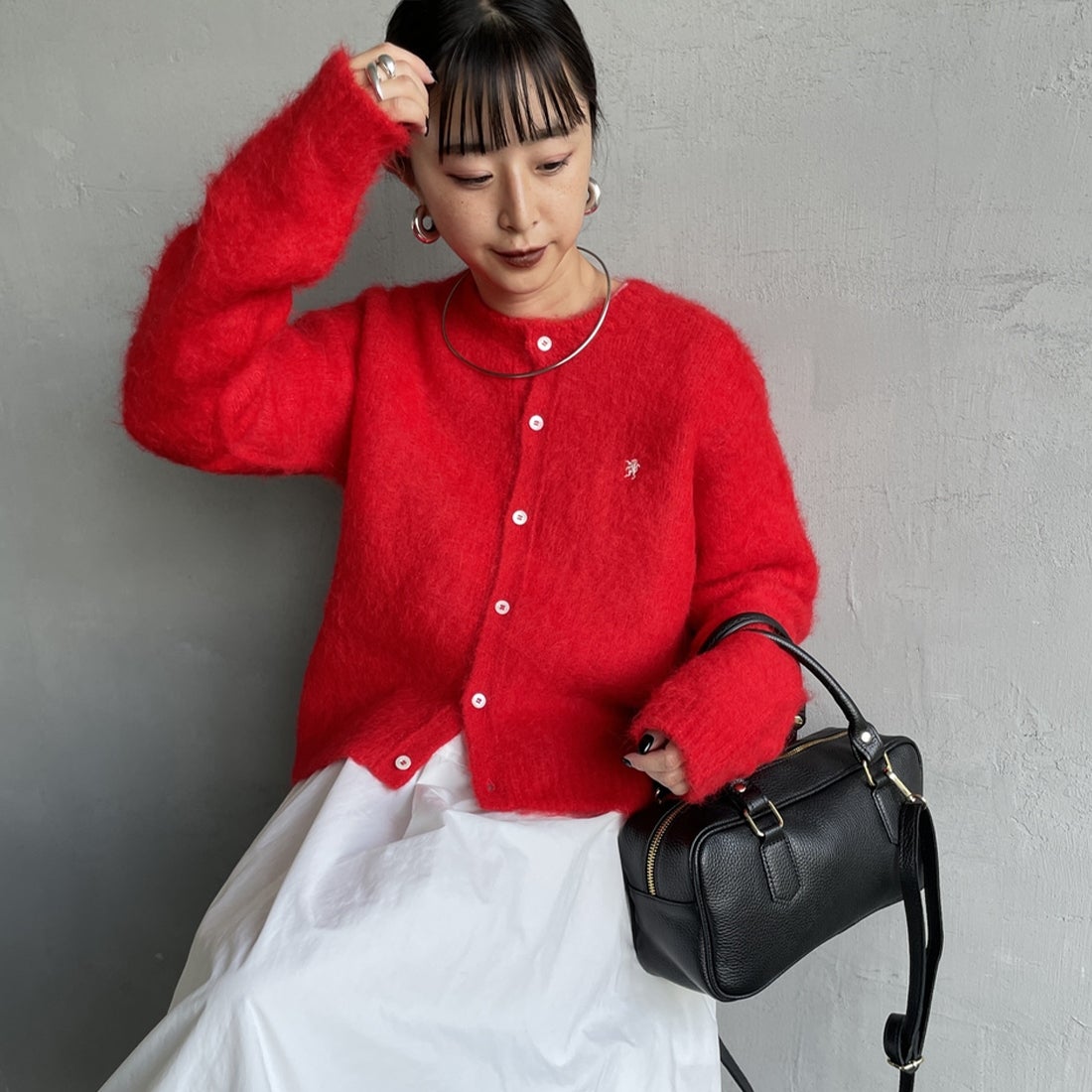 CARMINE RE&&モデル身長：150cm 着用サイズ：14&&