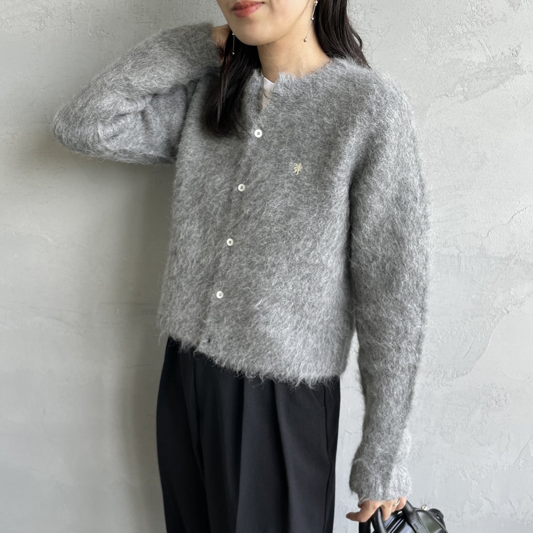 TOP GREY&&モデル身長：160cm 着用サイズ：14&&