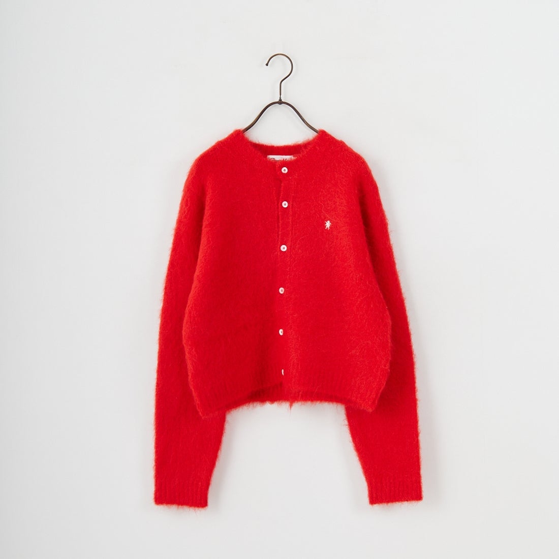 Gymphlex [ジムフレックス] クルーネック ショートカーディガン [GY-D0098SGK] CARMINE RE