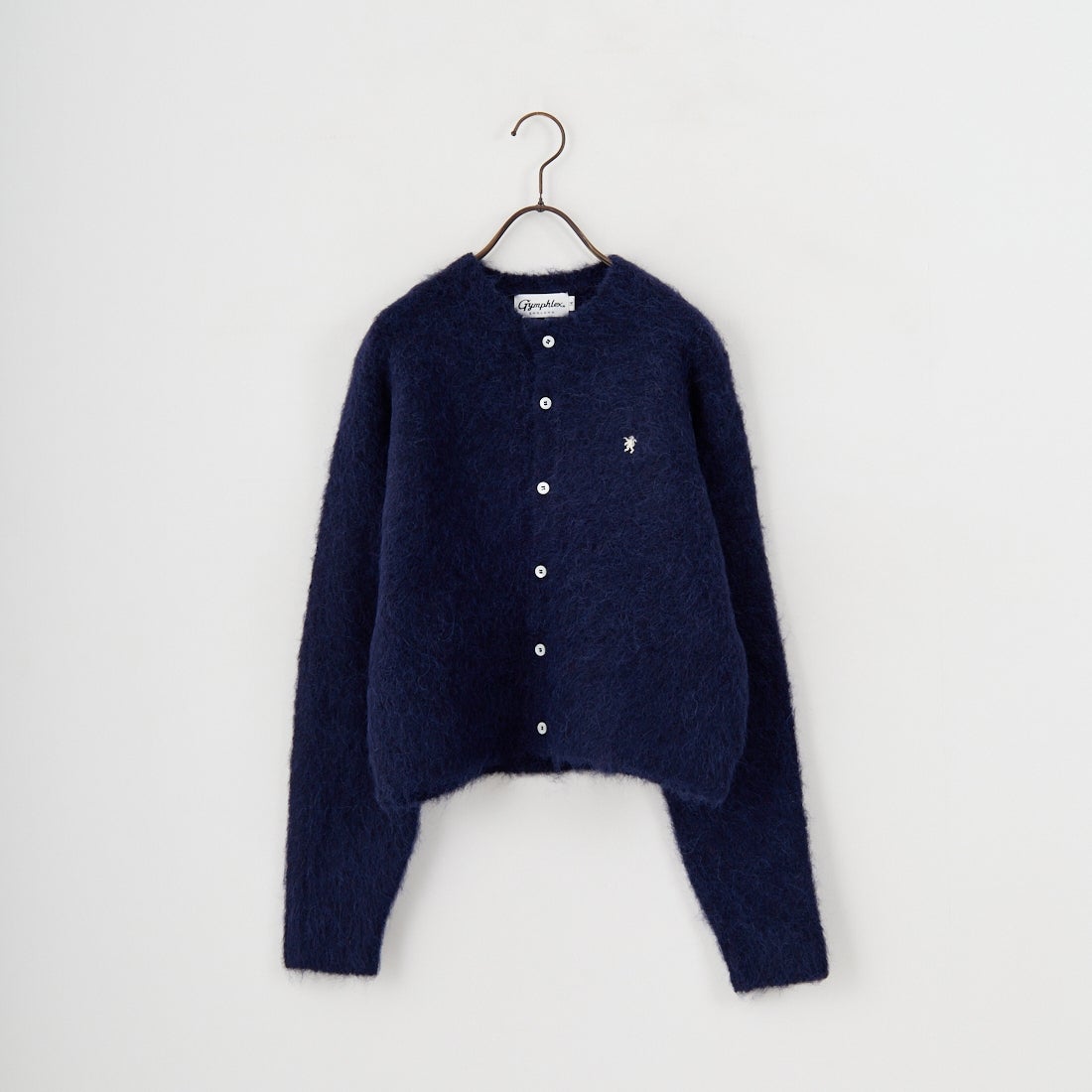 Gymphlex [ジムフレックス] クルーネック ショートカーディガン [GY-D0098SGK] DK.NAVY